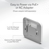 Netgear WAX610 1800 Mbit/s Blanco Energía sobre Ethernet (PoE), Punto de acceso blanco, 2,4 GHz, 5 GHz, 1800 Mbit/s, EAP-PEAP, EAP-TLS, EAP-TTLS, PEAP, SSH, SSL/TLS, WPA, WPA2, WPA2-Enterprise, WPA3, 10,100,1000,2500 Mbit/s