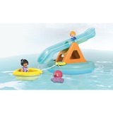 PLAYMOBIL Junior Aqua: Isla de baño con tobogán de agua, Juegos de construcción 