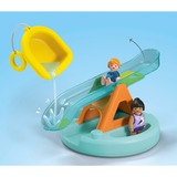 PLAYMOBIL Junior Aqua: Isla de baño con tobogán de agua, Juegos de construcción 