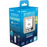 Panasonic Cargador compacto eneloop BQ-CC50 blanco