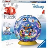Ravensburger Bola de rompecabezas 3D Personajes de Disney, Puzzle 