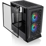Thermaltake Ceres 330 TG ARGB, Cajas de torre negro