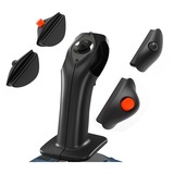 Thrustmaster TCA Sidestick X Airbus Edition Negro, Gris USB Palanca de mando Analógico PC, Xbox negro, Palanca de mando, PC, Xbox, Teclas de flechas, Botón menú, Botón Seleccionar, Botón Compartir, View button, Analógico, Alámbrico, USB