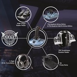 Thrustmaster TCA Sidestick X Airbus Edition Negro, Gris USB Palanca de mando Analógico PC, Xbox negro, Palanca de mando, PC, Xbox, Teclas de flechas, Botón menú, Botón Seleccionar, Botón Compartir, View button, Analógico, Alámbrico, USB