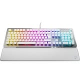 Turtle Beach Vulcan II, Teclado para gaming aluminio (cepillado)/blanco