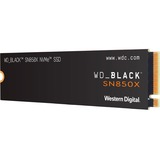 WD Black SN850X NVMe 4 TB, Unidad de estado sólido negro