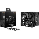 be quiet! Pure Wings 3 140mm | PWM Triple Pack Carcasa del ordenador Ventilador 14 cm Negro 3 pieza(s) negro, Ventilador, 14 cm, 1200 RPM, 97,5 m³/h, Negro