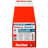 fischer Tornillo para madera PowerFull II 10,0x300 ZK TX VG 