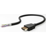 goobay HL0410840 cable HDMI 2 m HDMI tipo A (Estándar) Negro negro, 2 m, HDMI tipo A (Estándar), HDMI tipo A (Estándar), 3D, 48 Gbit/s, Negro