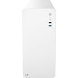 Aerocool CS110 Mini Tower Blanco, Cajas de torre blanco, Mini Tower, PC, Blanco, micro ATX, Mini-ITX, SPCC, Acero, Hogar / Oficina