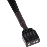 Alphacool Divisor en Y aRGB 3 pines a 3x 3 pines, 30 cm, Cable Y negro