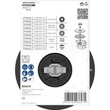 Bosch 2 608 601 711 accesorio para amoladora angular Almohadilla de apoyo, Plato lijador Almohadilla de apoyo, 11,5 cm, Bosch, Negro, 13300 RPM, Plástico