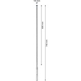 Bosch Expert Broca para martillo SDS Max-8X, Taladro Martillo perforador, Hammer drill bit, 1,4 cm, 740 mm, Concreto, Piedra, 60 cm