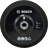 Bosch Plato de apoyo de goma Ø 150mm, Plato lijador negro