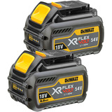 DEWALT Kit de inicio de batería XR FLEXVOLT DCB546T2, 54 voltios amarillo/Negro