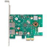 DeLOCK Tarjeta PCIe x1 a 1x USB-C PD 30W ext. + 2 USB 3.2 Gen 1 ext., Controlador USB 