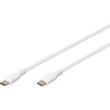 Digitus Cable de conexión de silicona USB 2.0 USB-C > USB-C blanco