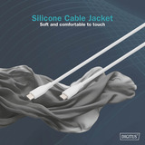 Digitus Cable de conexión de silicona USB 2.0 USB-C > USB-C blanco