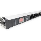 Digitus DN-95435, Regleta negro/Aluminio