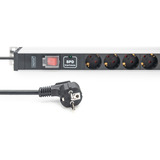 Digitus DN-95435, Regleta negro/Aluminio