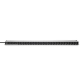 Digitus PDU IT básico con perfil de aluminio, 24x C13, 3x C19, Regleta negro/Aluminio