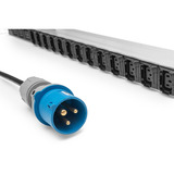 Digitus PDU IT básico con perfil de aluminio, 24x C13, 3x C19, Regleta negro/Aluminio