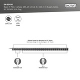 Digitus PDU IT básico con perfil de aluminio, 24x C13, 3x C19, Regleta negro/Aluminio