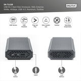 Digitus USB M.2 SSD, Caja de unidades aluminio