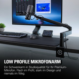 Elgato Wave Mic Arm (Low Profile), Soporte negro