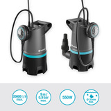GARDENA Bomba sumergible para aguas residuales 20000 BASIC, Bombas presión e inmersión gris/Negro