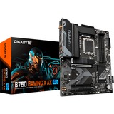 GIGABYTE B760 GAMING X AX Placa Base - Compatible con procesadores Intel Core de 14ª generación, VRM digital de 8+1+1 fases, hasta 7600MHz DDR5 (OC), 3x PCIe 4.0 M.2, Wi-Fi 6E, 2.5GbE LAN, USB 3.2 Gen 2 negro/Gris, VRM digital de 8+1+1 fases, hasta 7600MHz DDR5 (OC), 3x PCIe 4.0 M.2, Wi-Fi 6E, 2.5GbE LAN, USB 3.2 Gen 2, Intel, LGA 1700, Intel® Celeron®, Intel® Core™ i3, Intel® Core™ i5, Intel® Core™ i7, Intel® Core™ i9,..., LGA 1700, DDR5-SDRAM, 256 GB