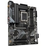 GIGABYTE B760 GAMING X AX Placa Base - Compatible con procesadores Intel Core de 14ª generación, VRM digital de 8+1+1 fases, hasta 7600MHz DDR5 (OC), 3x PCIe 4.0 M.2, Wi-Fi 6E, 2.5GbE LAN, USB 3.2 Gen 2 negro/Gris, VRM digital de 8+1+1 fases, hasta 7600MHz DDR5 (OC), 3x PCIe 4.0 M.2, Wi-Fi 6E, 2.5GbE LAN, USB 3.2 Gen 2, Intel, LGA 1700, Intel® Celeron®, Intel® Core™ i3, Intel® Core™ i5, Intel® Core™ i7, Intel® Core™ i9,..., LGA 1700, DDR5-SDRAM, 256 GB