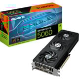 GIGABYTE GeForce RTX 5060 EAGLE MAX OC 8G Tarjeta Gráfica – 8 GB GDDR7, 128 bits, PCI-E 5.0, frecuencia de núcleo 2550 MHz, 3 x DisplayPort, 1 x HDMI, NVIDIA DLSS 4, GV-N5060EAGLEMAX OC-8GD 1.0 128 bits, PCI-E 5.0, frecuencia de núcleo 2550 MHz, 3 x DisplayPort, 1 x HDMI, NVIDIA DLSS 4, GV-N5060EAGLEMAX OC-8GD 1.0, GeForce RTX 5060, 8 GB, GDDR7, 128 bit, 28000 MHz, PCI Express 5.0