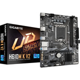 GIGABYTE H610M K V2 Placa base - Procesadores Intel Core 14ª generación, hasta 5600 MHz DDR5, 1xPCIe 3.0 M.2, LAN 1GbE, USB 3.2 Gen 1 hasta 5600 MHz DDR5, 1xPCIe 3.0 M.2, LAN 1GbE, USB 3.2 Gen 1, Intel, LGA 1700, Intel® Celeron®, Intel Core i3 12th Gen, Intel Core i3 13th Gen, Intel Core i3 14th Gen, Intel..., LGA 1700, DDR5-SDRAM, 128 GB