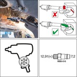 Hazet Lijadora de profundidad 9033P-8 negro