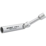 Hazet Llave para bujías 4766-3, 14mm, Llave de tubo 