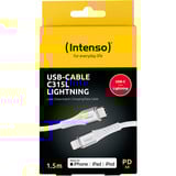 Intenso Cable USB C315L blanco