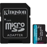 Kingston Tarjeta microSDXC Canvas Go Plus Gen4 de 1 TB, 200 MB/s, A2 U3 V30 y adaptador, Tarjeta de memoria negro, 200 MB/s, A2 U3 V30 y adaptador, 1 TB, MicroSD, Clase 10, UHS-I, 200 MB/s, 160 MB/s