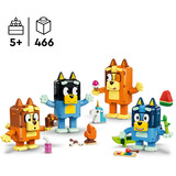 LEGO Bluey La familia de Bluey hecha de piezas LEGO, Juegos de construcción 