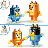 LEGO Bluey La familia de Bluey hecha de piezas LEGO, Juegos de construcción 