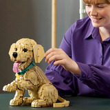 LEGO Iconos cachorro de Golden Retriever, Juegos de construcción 