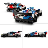 LEGO Speed Champions Coches de Carreras BMW M4 GT3 y BMW M Hybrid V8, Juegos de construcción Juego de construcción, 9 año(s), Plástico, 676 pieza(s), 789 g