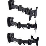 Lindy Soporte de pared articulado para LCD, Portátil negro