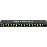 Netgear 16-Port High-Power PoE+ Gigabit Ethernet Plus Switch (231W) with 1 SFP port (GS316EPP) Gestionado Gigabit Ethernet (10/100/1000) Energía sobre Ethernet (PoE) Negro, Interruptor/Conmutador negro, Gestionado, Gigabit Ethernet (10/100/1000), Bidireccional completo (Full duplex), Energía sobre Ethernet (PoE)