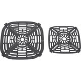 Ninja CRISPi 4 en 1 freidora de aire caliente portátil de vidrio "Salbei" gris-verde/Transparente