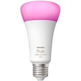 Philips Hue Bombilla inteligente A67 - E27 - 1600, Lámpara LED Philips Hue White and Color ambiance Bombilla inteligente A67 - E27 - 1600, Bombilla inteligente, Blanco, Bluetooth/Zigbee, LED, E27, 2000 K