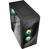 Sharkoon Rebel C80G RGB , Cajas de torre negro