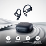 Shokz OpenFit Air Auriculares Inalámbrico gancho de oreja Llamadas/Música/Deporte/Uso diario Bluetooth Negro negro, Inalámbrico, 50 - 16000 Hz, Llamadas/Música/Deporte/Uso diario, 174 g, Auriculares, Negro