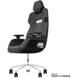 Thermaltake ARGENT E700 Silla para videojuegos de PC Negro, Asientos de juego negro, Silla para videojuegos de PC, 150 kg, 170 cm, 190 cm, Plata, Aluminio