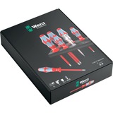 Wera 3160 i/7 Juego de destornilladores Kraftform Plus, acero inoxidable + soporte rojo/Azul